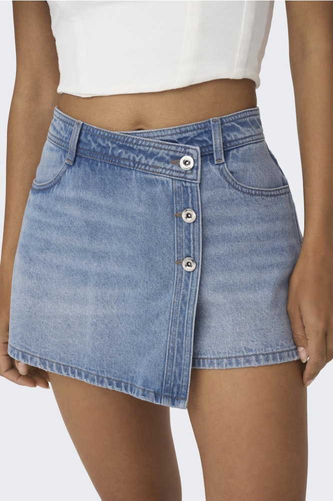 ONLLESLY REG LB DNM SKORT BJ NOOS 15256608 Light Blue Denim